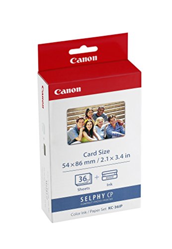 Comprar Canon KC-36IP - Papel fotográfico adhesivo para Selphy (tarjeta de credito, 36 hojas) al mejor precio