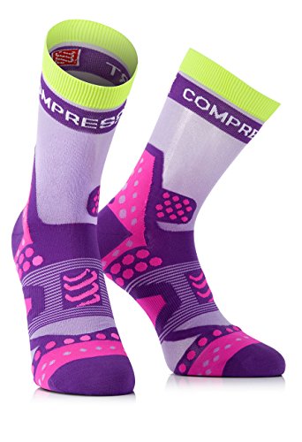 Comprar Compressport Run Ultralight - Calcetines de running unisex, color morado, talla 4 al mejor precio