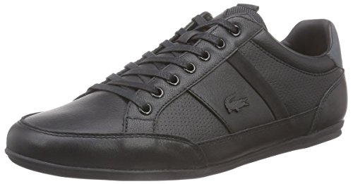 Comprar Lacoste CHAYMON PRM US - zapatilla deportiva de cuero hombre, color negro, talla 46 al mejor precio