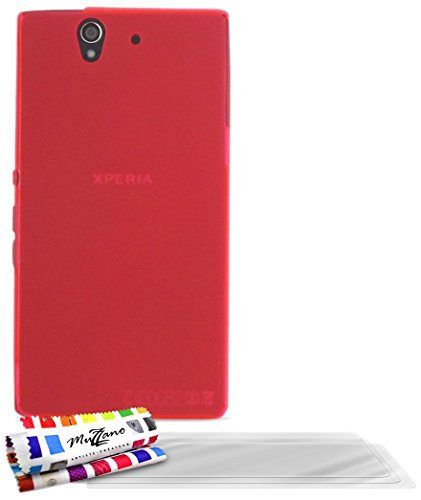 Comprar Muzzano F254012 - Funda para Sony Xperia Z, incluye 3 protectores de pantalla, color rosa al mejor precio