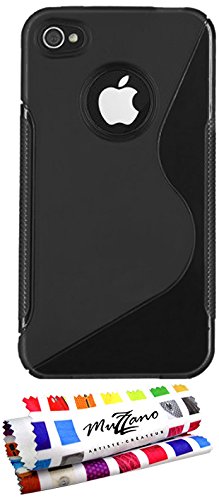 Comprar Muzzano F9S1-900NN6693 - Funda para Apple iPhone 4, color negro al mejor precio