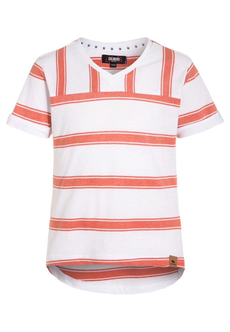 Colorado Denim JUSTINE Camiseta print white/langoustino