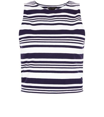 Comprar White Stripe Crop Top al mejor precio