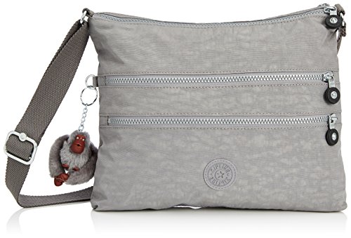 Comprar Kipling Alvar K133 - Bolso al hombro para mujer gris Grey (Cool Grey C) al mejor precio