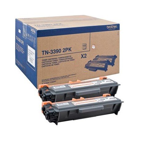 Comprar Brother TN-3390 TWIN TONER BLACK (2 STUECK), TN3390TWIN ((2 STUECK)) al mejor precio