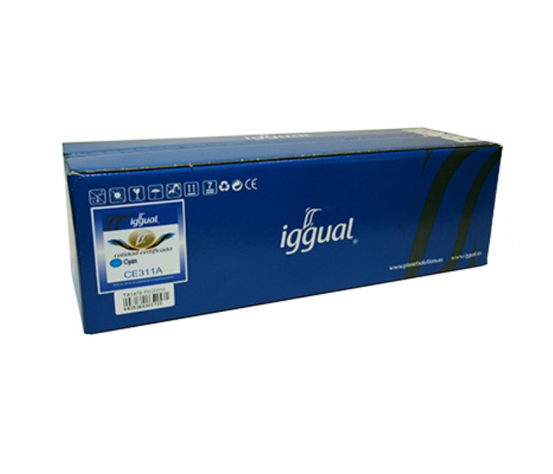 Comprar Tóner Reciclado iggual HP Nº 126A CE311A Cian al mejor precio