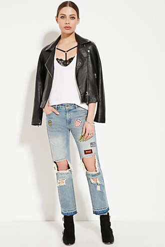 Comprar Jeans Boyfriend Parches al mejor precio