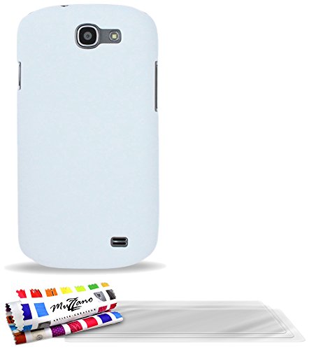 Comprar Muzzano F24857 - Funda para Samsung I8730 / Galaxy Express + 3 protecciones de pantalla, color blanco al mejor precio