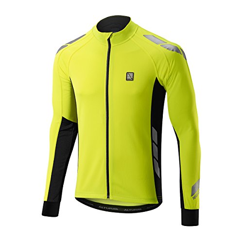 Comprar Jersey Mtb De Manga Larga Altura 2016 Night Vision Commuter Hi Viz Amarillo-Negr (Xl , Amarillo) al mejor precio