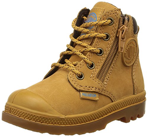 Comprar PalladiumHi Cuff Wp Bb - Zapatillas de Deporte Bebé - unisex , Amarillo (Jaune (832/Amber Gold/Chocolate)), 21 al mejor precio