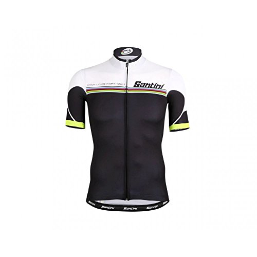 Comprar Santini Replica - Maillot, talla UK: 3X-L, color negro / blanco al mejor precio