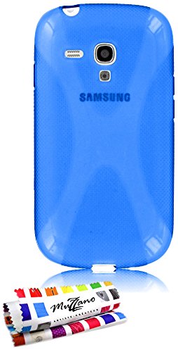Comprar Muzzano F6458 - Funda para Samsung Galaxy S3 Mini, color azul al mejor precio