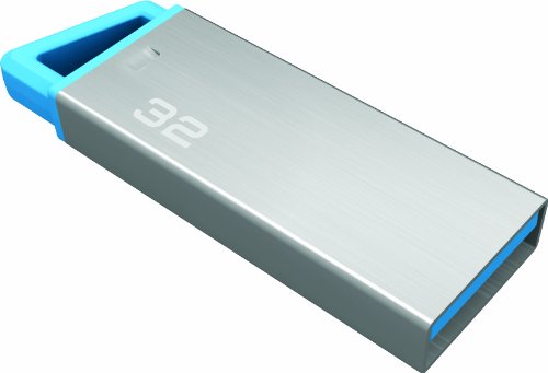 Comprar Emtec S210 miniMetallic 32GB USB.2.0 - Memoria USB (32 GB, USB 2.0, 18 MB/s, Otro, Azul, Plata, 3,4 cm) al mejor precio