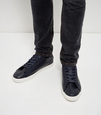 Comprar Navy Perforated Trainers al mejor precio