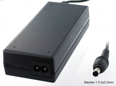 AGI 4547 adaptador e inversor de corriente - Fuente de alimentación (100-240V, Interior, Portátil, ASUS Z53S, Negro, 13 cm)