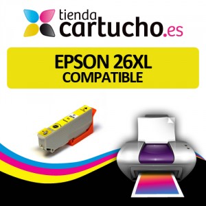 Comprar Cartucho de tinta Epson 26XL - T2634 amarillo compatible Cartucho de tinta Epson 26XL - T2634 amarillo compatible al mejor precio