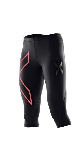 Comprar 2 x U Compression 3/4 Tights mujer, todo el año, mujer, color Blk/Tgn, tamaño L al mejor precio