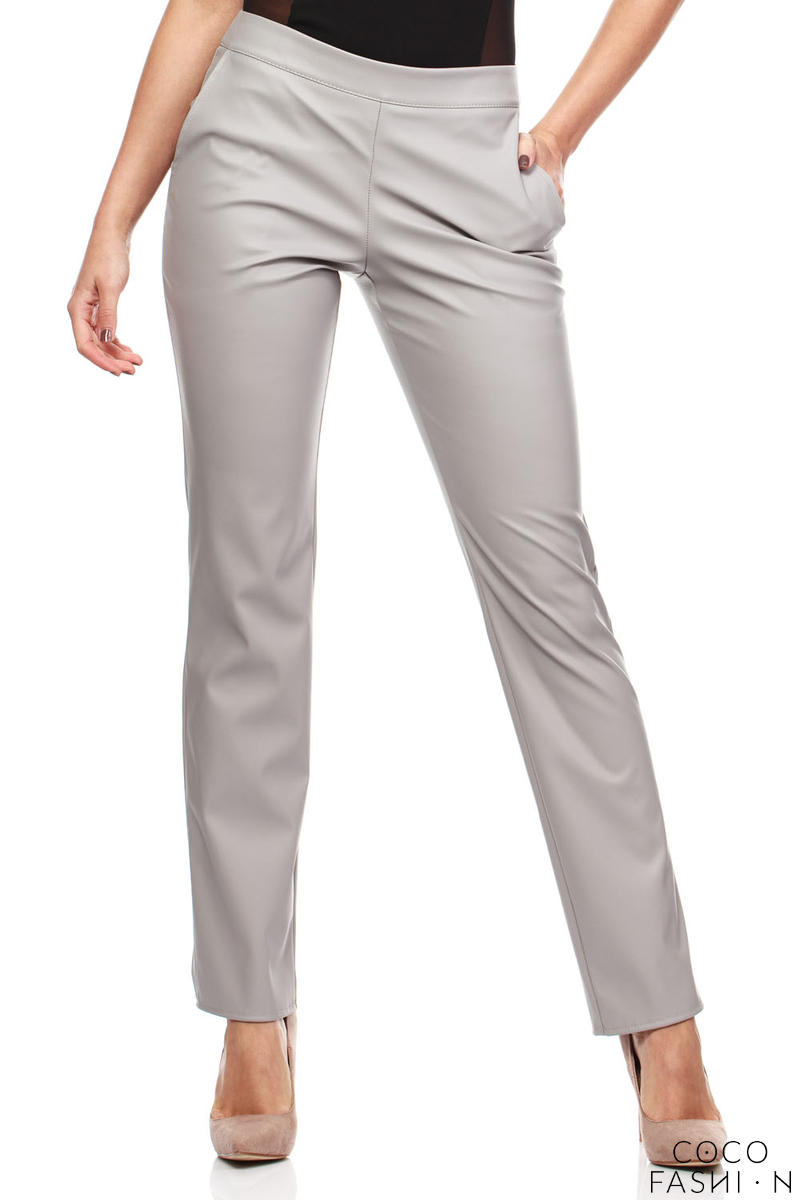Comprar Grey Ultra Sleek Chic Straight Pants al mejor precio