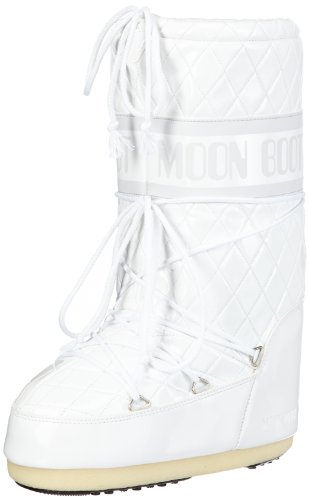 Comprar Tecnica MOON BOOT QUEEN NERO vern. 140141 - Botas unisex, color blanco, talla 39 al mejor precio