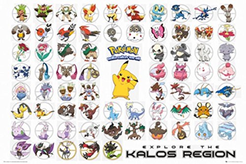 Comprar GB eye, Pokemon, Kalos Region, Maxi Poster, 61x91.5cm al mejor precio