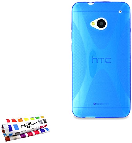 Comprar Muzzano Le X - Funda para HTC One / M7, color azul al mejor precio