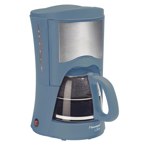 Comprar Bestron ACM2009 - Cafetera (Independiente, Drip coffee maker, Café, De café molido, Azul, Acero inoxidable, Café) al mejor precio