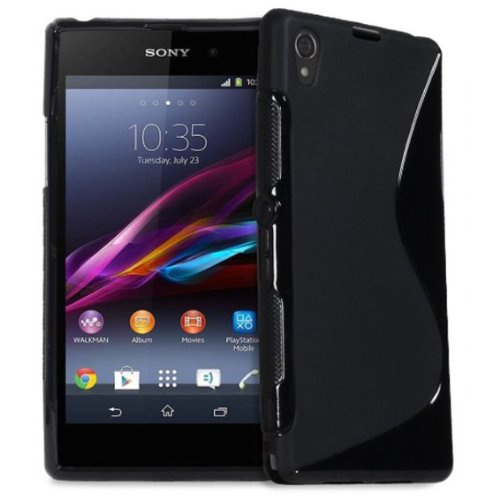 Comprar Bluetrade BT-TPU-SEXZ1B - Funda TPU tipo S para Sony Xperia Z1 Comp, color negro al mejor precio