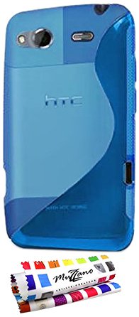 Comprar Muzzano F06S10-064103 - Funda para HTC Salsa, color azul lago al mejor precio