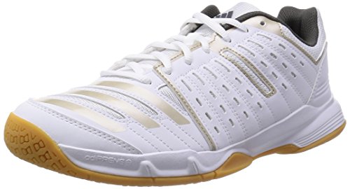 Comprar adidas Essence 12 - zapatillas de balonmano de material sintético mujer, color blanco, talla 36 2/3 al mejor precio