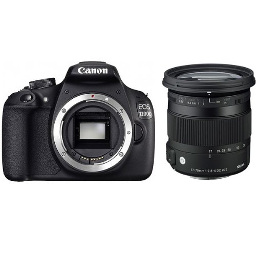 Comprar CANON EOS 1200D + SIGMA 17-70 CONTEMPORARY al mejor precio
