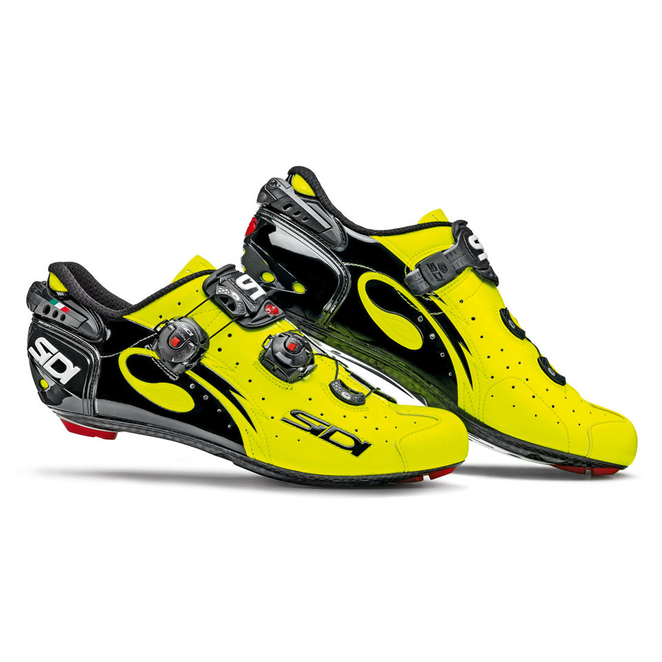 Comprar Sidi Wire Carbon Vernice Cycling Shoes - Black/Yellow Fluo - EU 38/UK 4 al mejor precio