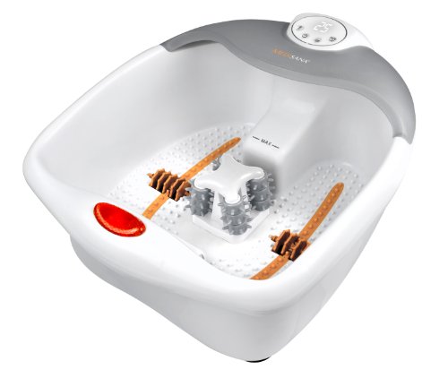 Comprar Medisana FS 885 Confort - Bañera spa para pies, color blanco y naranja al mejor precio