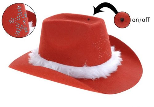 Comprar Adults' Christmas Cowboy Hat (gorro/ sombrero) al mejor precio