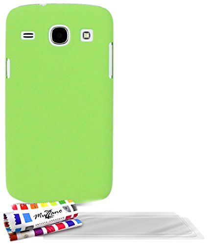 Comprar Muzzano Le Pearls - Funda para Samsung Galaxy Core + 3 protecciones de pantalla, color verde al mejor precio