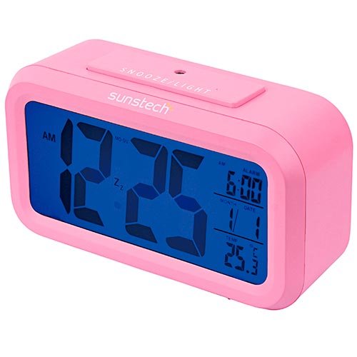 Comparar mejores precios Reloj despertador Sunstech CK25 Rosa con descuentos Comprar Reloj despertador Sunstech CK25 Rosa al mejor precio