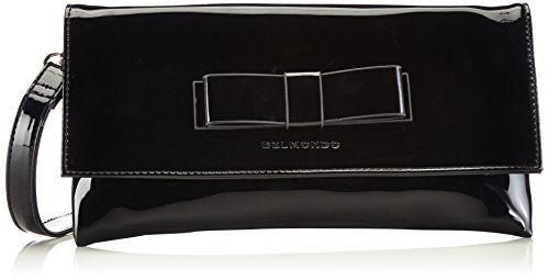 Comprar Belmondo 74005701 - Bolso de mano de piel sintética mujer, color negro, talla 32x15x2 cm (B x H x T) al mejor precio