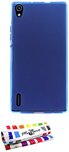Comprar Muzzano F868961 - Funda para Huawei Ascend P7, color azul al mejor precio