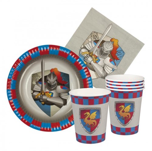 Comprar Boland 44013 - Juego tabla Knights & Dragons 6 vasos, 6 platos cm 18, 12 servilletas, multicolor al mejor precio