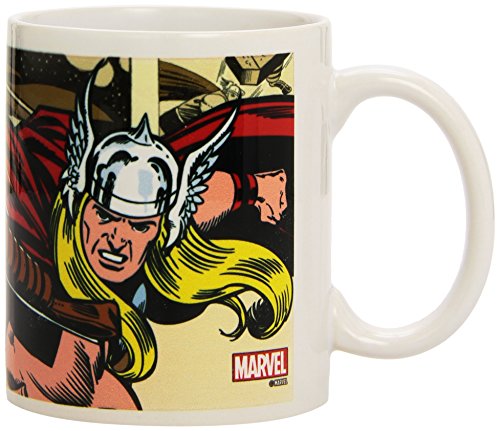Comprar Semic Distribution SMUG019 Marvel Retro Serie 1 - Taza de cerámica, diseño Thor al mejor precio