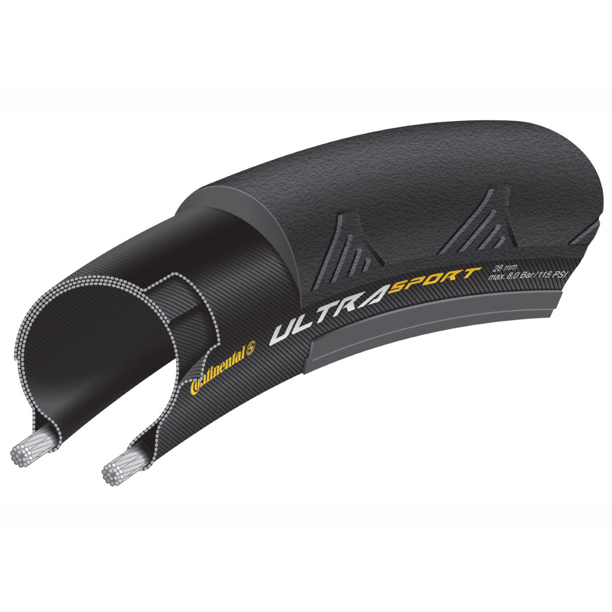Comprar Cubierta de carretera Continental Ultra Sport II Wire Bead - Cubiertas para carretera al mejor precio