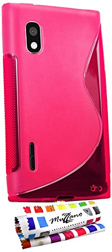 Comprar Muzzano F46S07-5872545 - Funda para LG Optimus L5, color rosa al mejor precio