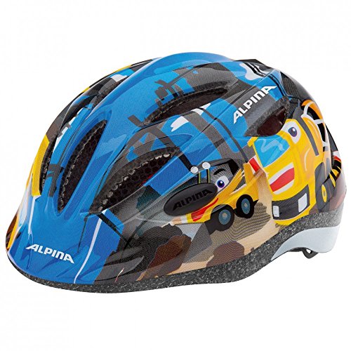 Comprar Alpina A9692 - Casco de ciclismo infantil multicolor Construction Talla:51-56 al mejor precio