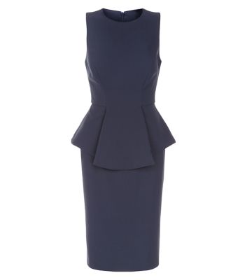 Comprar Lost Society Navy Peplum Dress al mejor precio