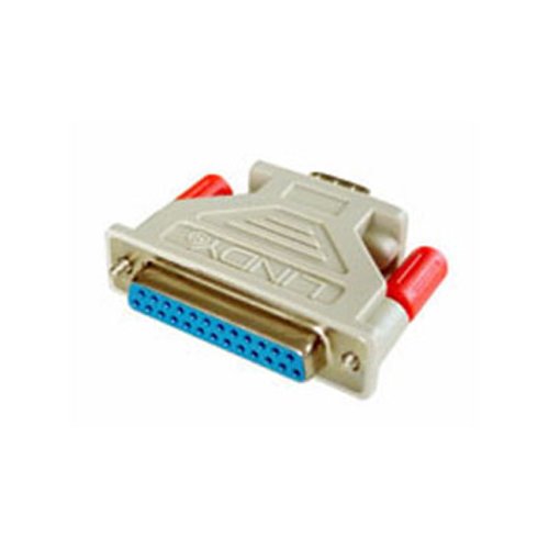 Comprar Lindy Serial Adapter - Adaptador para cable (25-pin D FM, 9-pin D M, Macho/hembra, Gris, Serial) al mejor precio