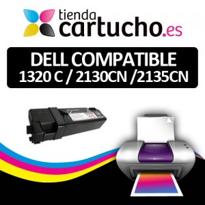Comprar Toner NEGRO DELL 1320C / 2130CN / 2135CN compatible, sustituye al toner original D2130Toner NEGRO DELL 1320C / 2130CN / 2135CN compatible, sustituye al toner original D2130 al mejor precio
