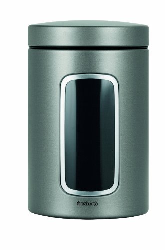 Comprar Brabantia 288425 - Bote con mirilla, 1,4 l, color gris al mejor precio