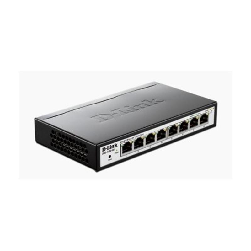 Comprar Switch D-Link DGS-1100-08P 8 Puertos GigaBit PoE 64W al mejor precio