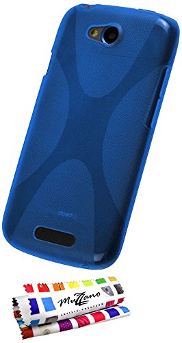 Comprar Muzzano F34X04-4702015 - Funda para HTC One S, color azul al mejor precio