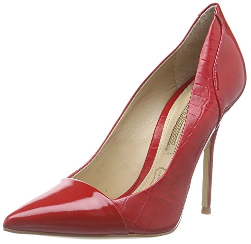 Comprar Buffalo London ZS 2543L BOX CROCO CART BOX - zapatos de tacón cerrados de piel mujer, color rojo, talla 40 al mejor precio