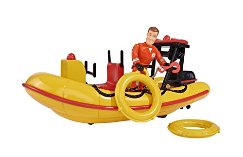 Comprar Sam El Bombero - Neptuno, lancha de agua con figura y accesorios, color amarillo (Simba 9251660) al mejor precio